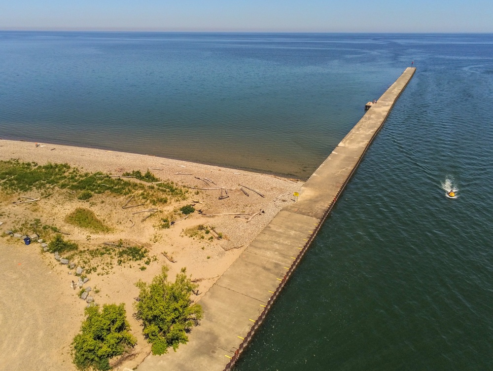 Little Sodus Harbor west pier stabilization project