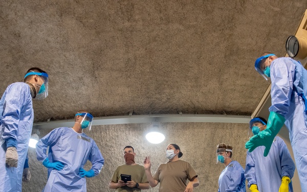 379th EAES train on NPC-L