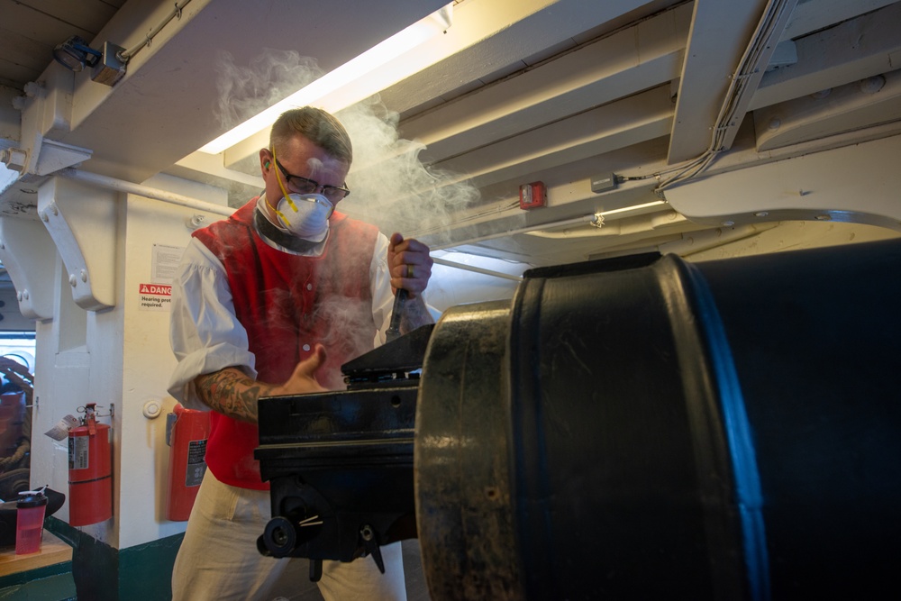 USS Constitution reenacts battle with HMS Guerriere