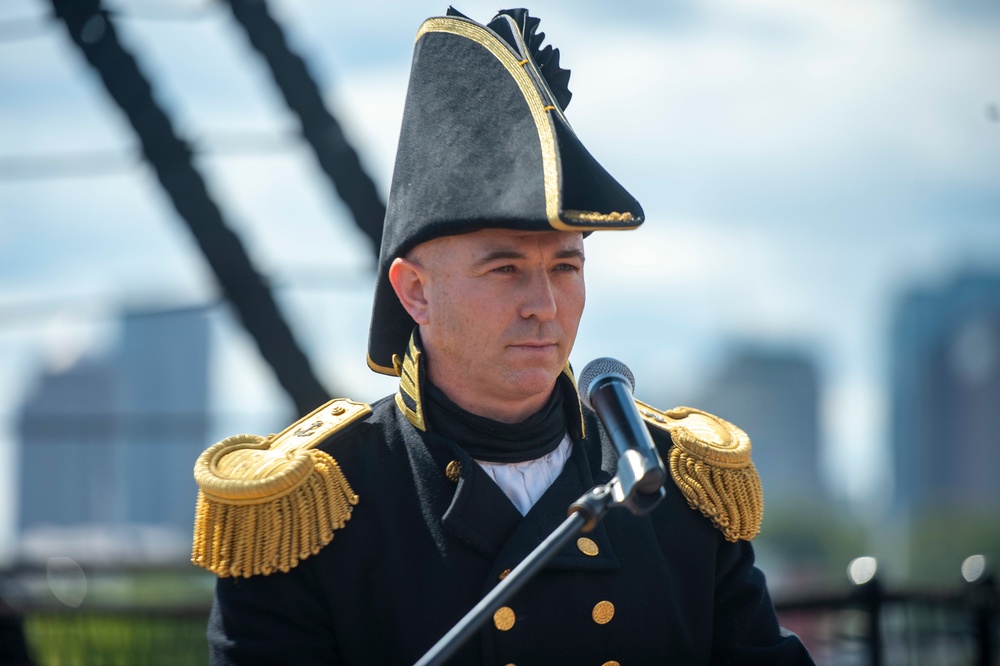 USS Constitution reenacts battle with HMS Guerriere