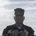 USS San Antonio Combat Cargo Marines Honor A Fallen Marine