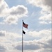 American Flag and Fort McCoy