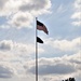 American Flag and Fort McCoy