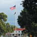 American Flag and Fort McCoy