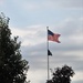 American Flag and Fort McCoy