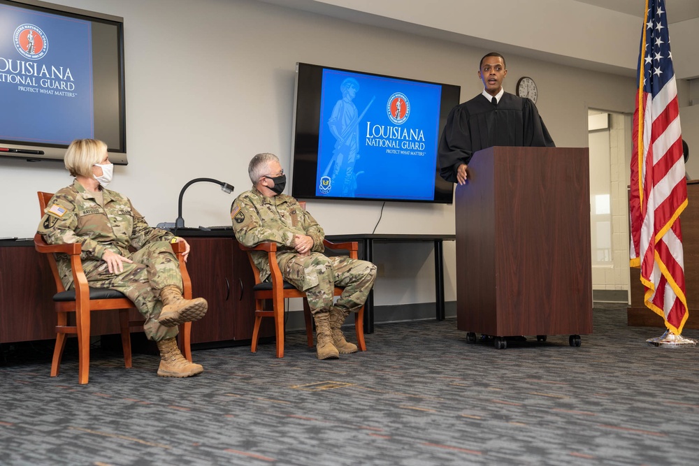 Louisiana National Guard welcomes new military judge