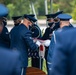 Modified Military Funeral Honors with Funeral Escort are Conducted for U.S. Air Force Lt. Col. Paul Voss in Section 82