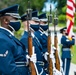 Modified Military Funeral Honors with Funeral Escort are Conducted for U.S. Air Force Lt. Col. Paul Voss in Section 82