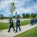 Modified Military Funeral Honors with Funeral Escort are Conducted for U.S. Air Force Lt. Col. Paul Voss in Section 82