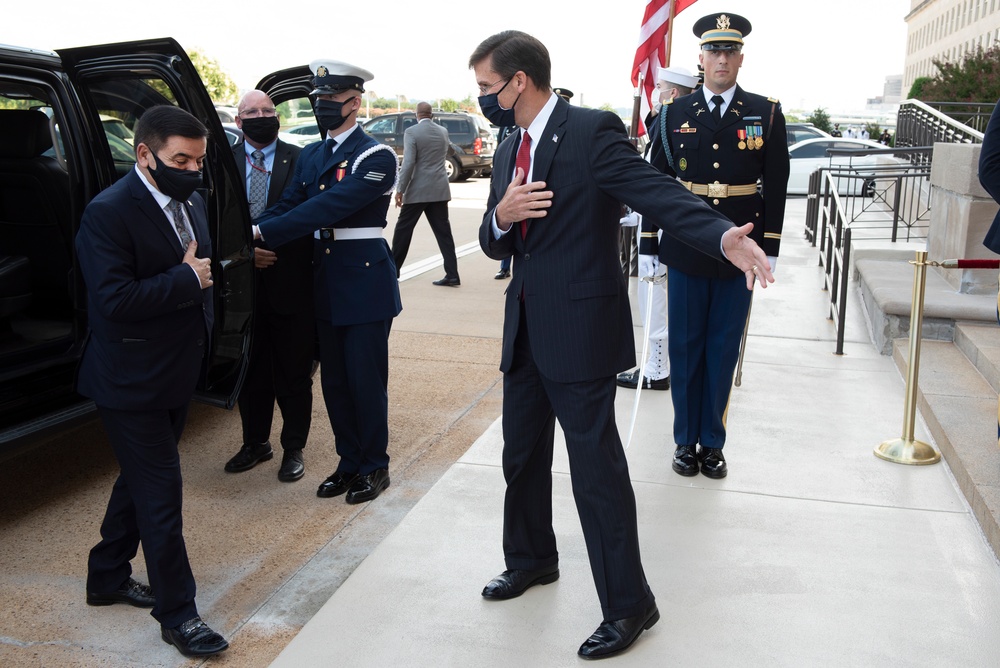 SecDef bilateral meeting with Iraq Minister of Defense Juma’a al-Jaburi