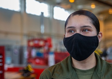 Lance Cpl. Selena Paneda shares her story as a helicopter dynamic component mechanic
