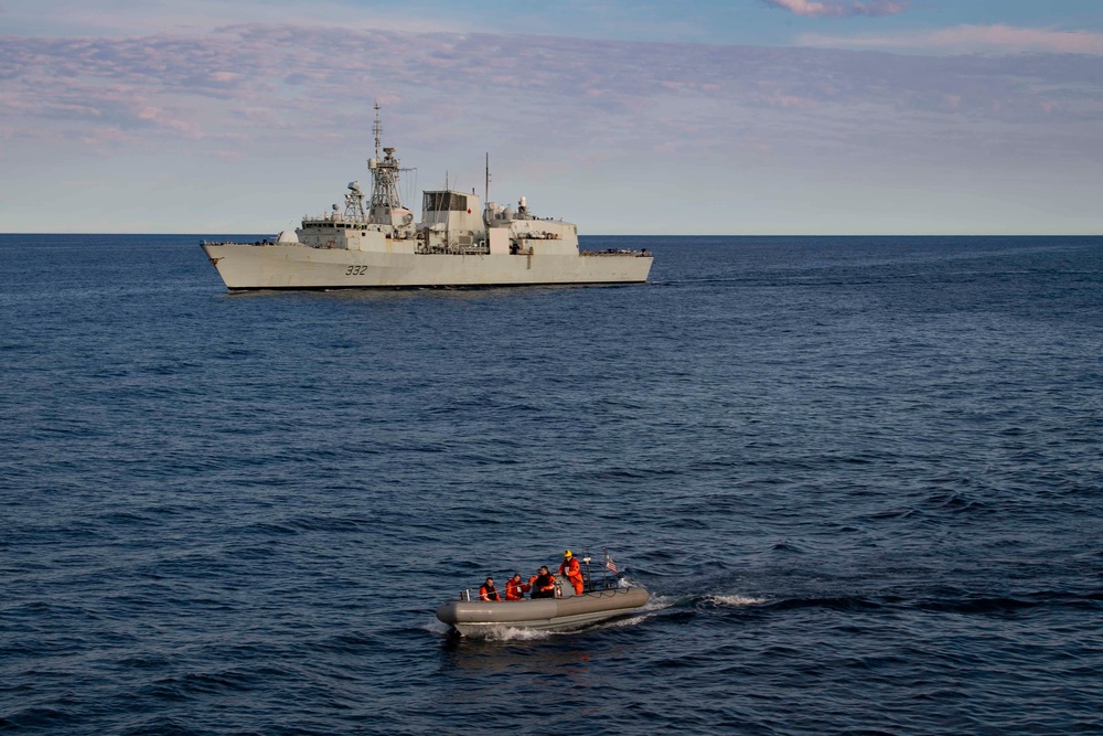 USS Thomas Hudner (DDG 116) Participates in Crew Swap with Royal Canadian Navy During Operation Nanook