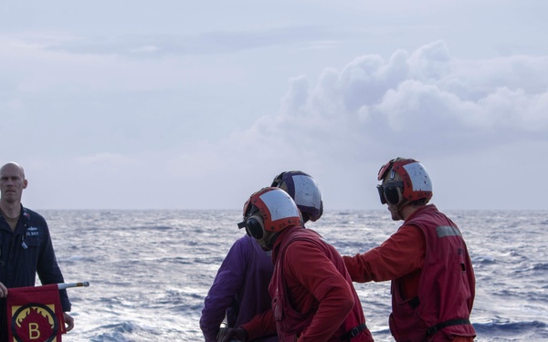 USS PHILIPPINE SEA CRASH AND SALVAGE DRILL