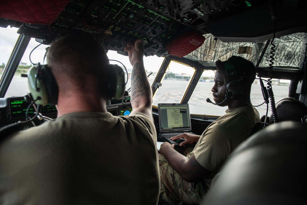 353rd SOAMXS maintainers test MC-130J engines