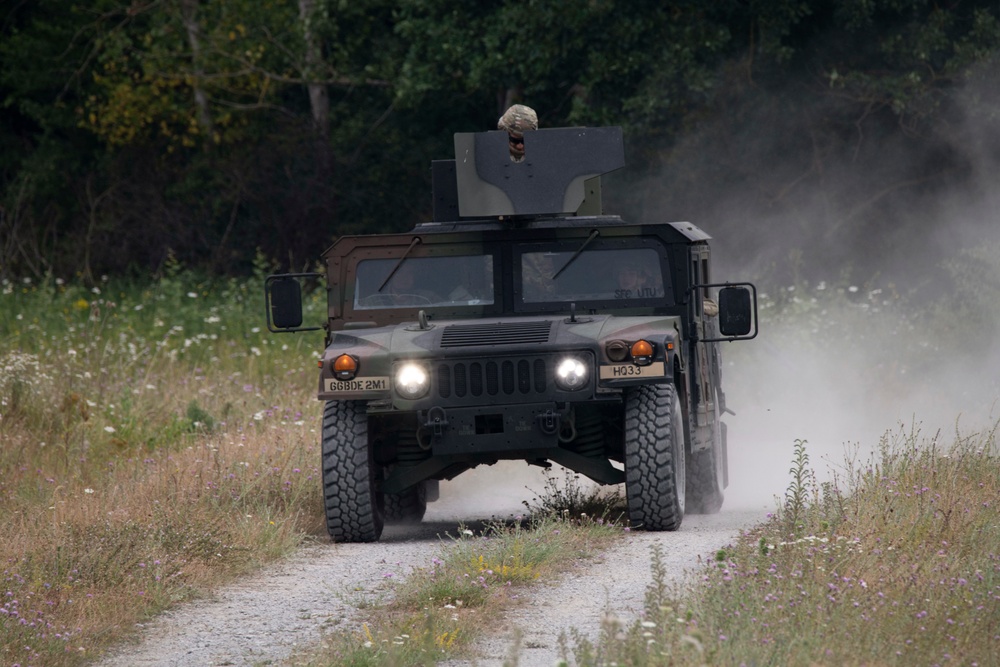 24th MI Battalion conducted a (Wild Card Week) a week of field exercises.