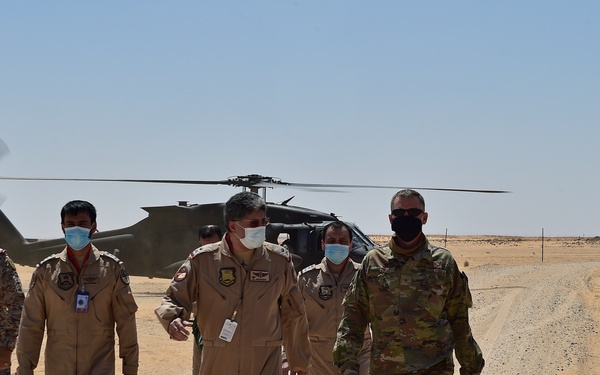 Prince Sultan Air Base commander visits U.S. partners