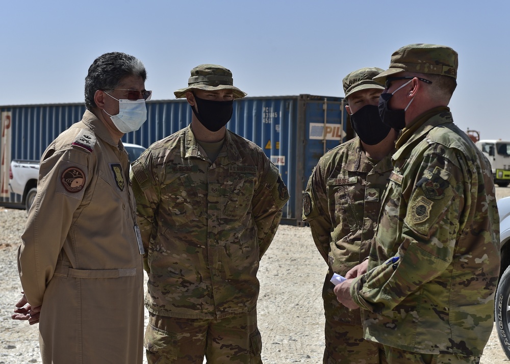 Prince Sultan Air Base commander visits U.S. partners