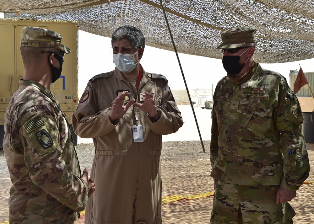 Prince Sultan Air Base commander visits U.S. partners