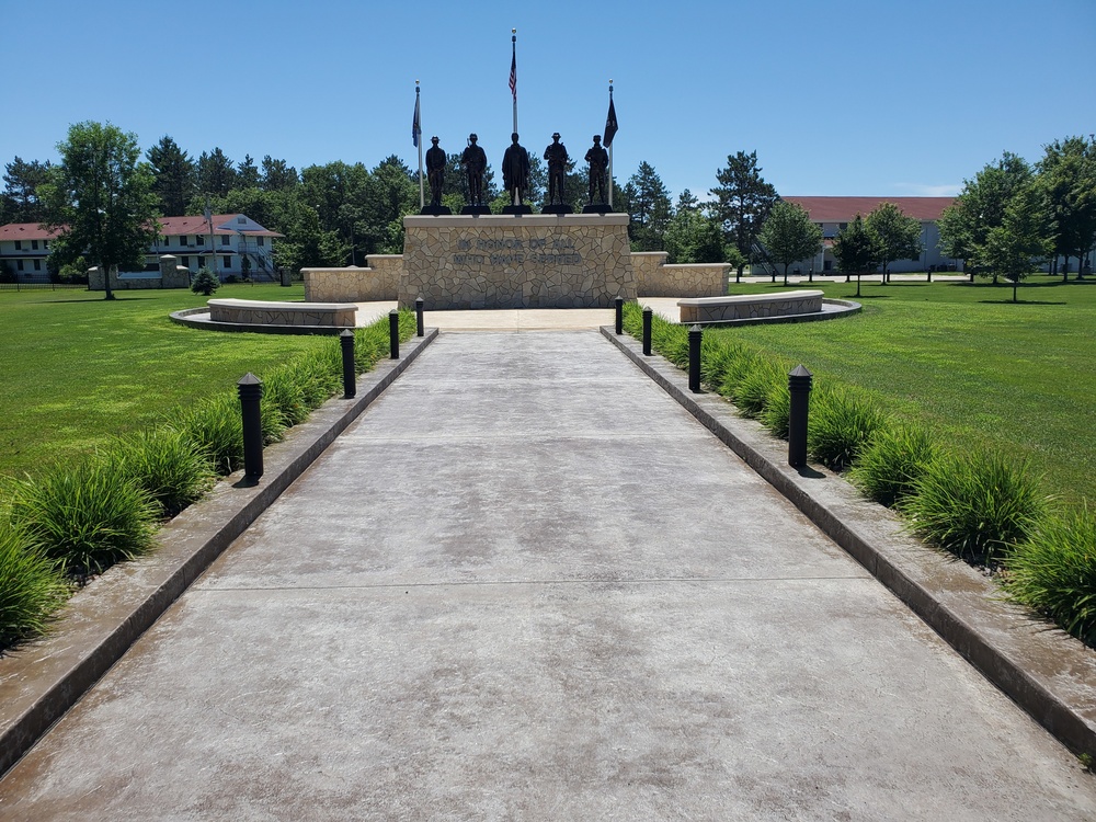 Views of Fort McCoy's Historical Commemorative Area