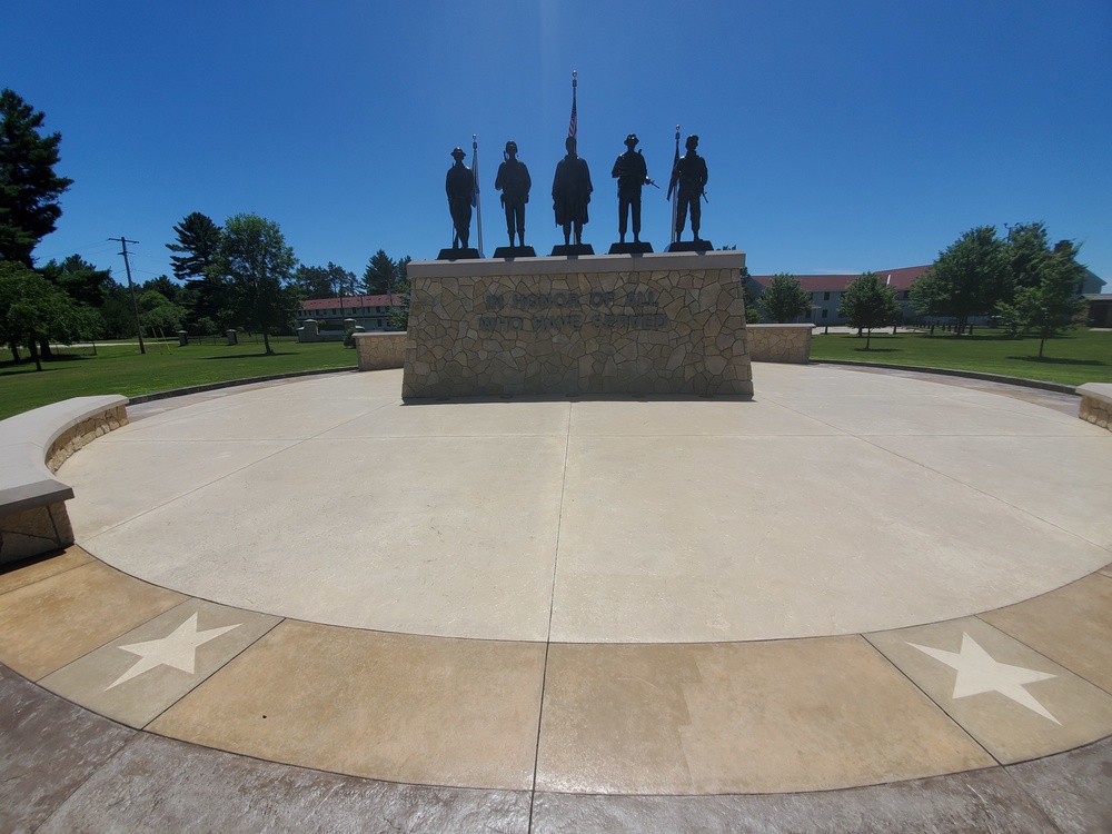 Views of Fort McCoy's Historical Commemorative Area