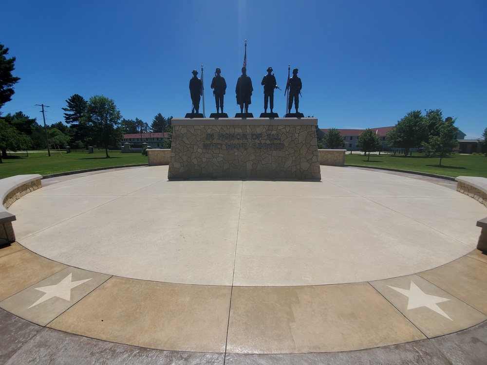 Views of Fort McCoy's Historical Commemorative Area