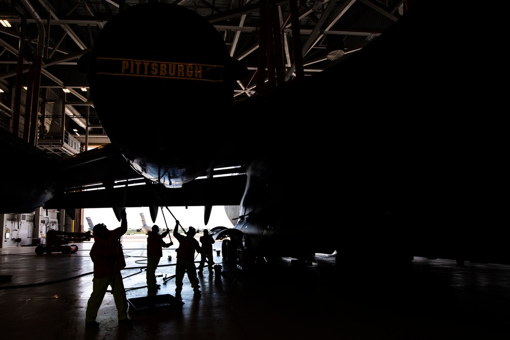 C-17 scrub down