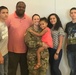 Maj. Davis with her family