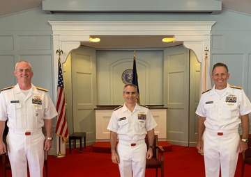 Naval Information Warfighting Development Center’s First Flag Change of Command