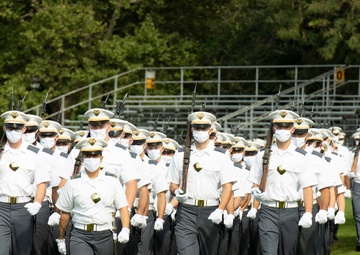 Class of 2024 officially integrates with Corps at A-Day