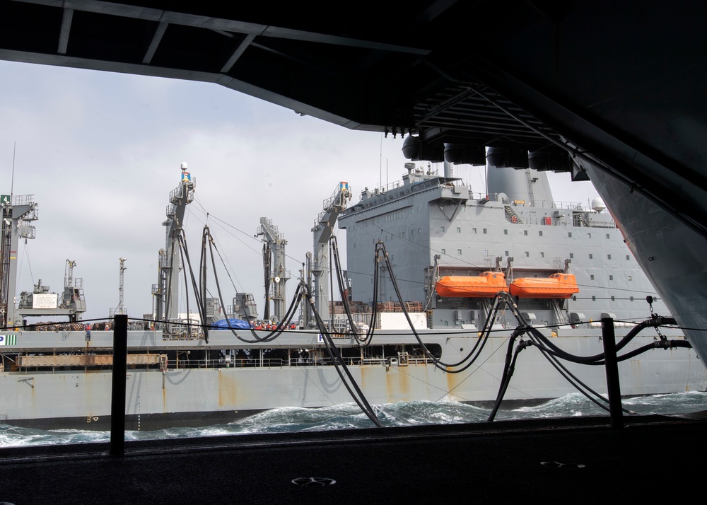 Nimitz Conducts Replenishment-At-Sea