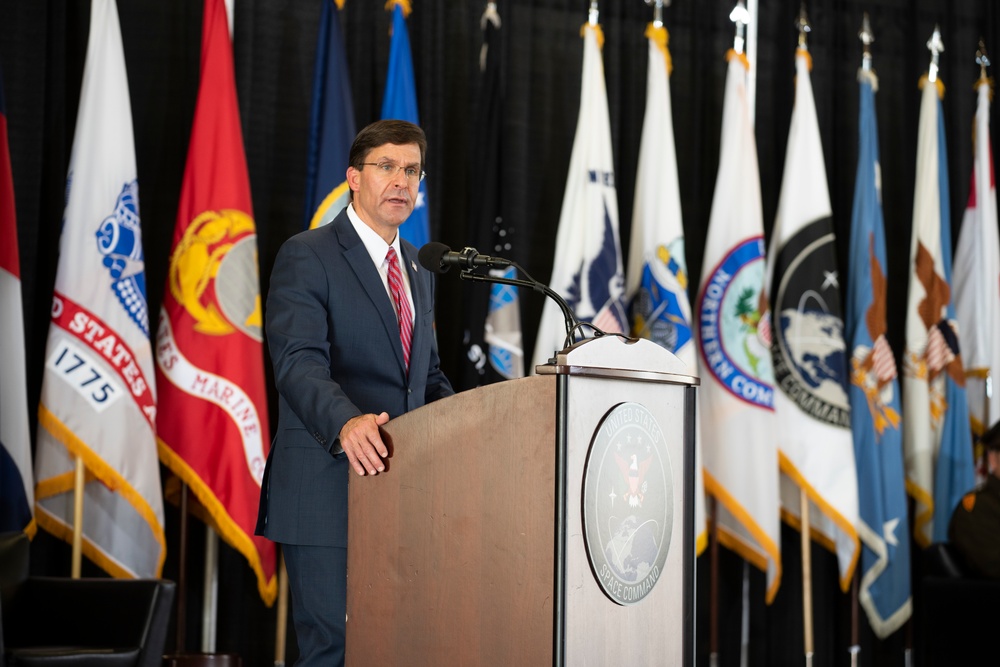 USSPACECOM Change of Command