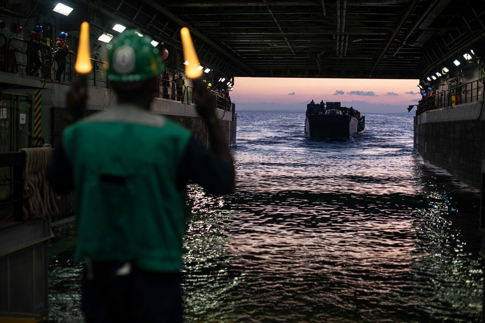 USS New Orleans Well Deck Operations