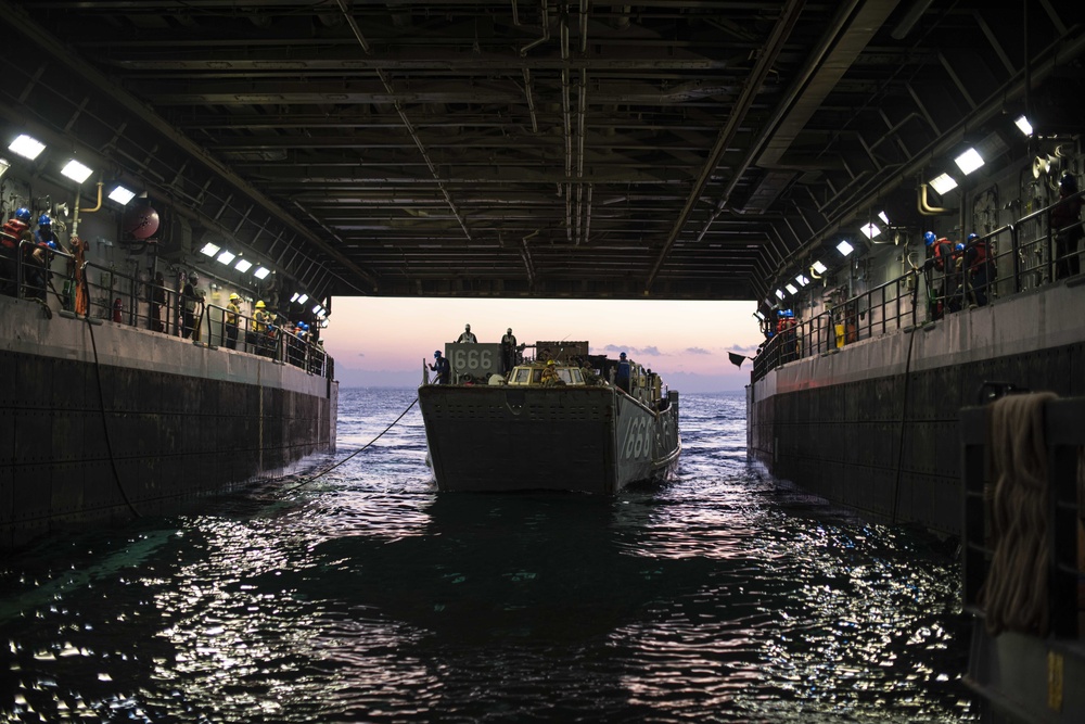 USS New Orleans Well Deck Operations