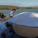 STARBASE Sacramento staff launch weather balloon at Blakes Landing, Calif.