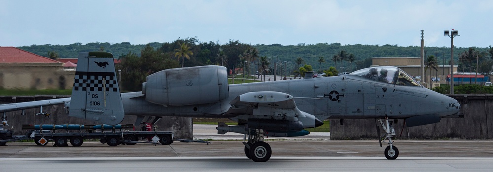 25th FS warthogs fly on Guam