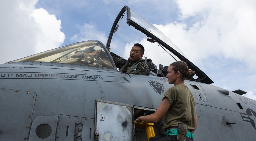 25th FS warthogs fly on Guam