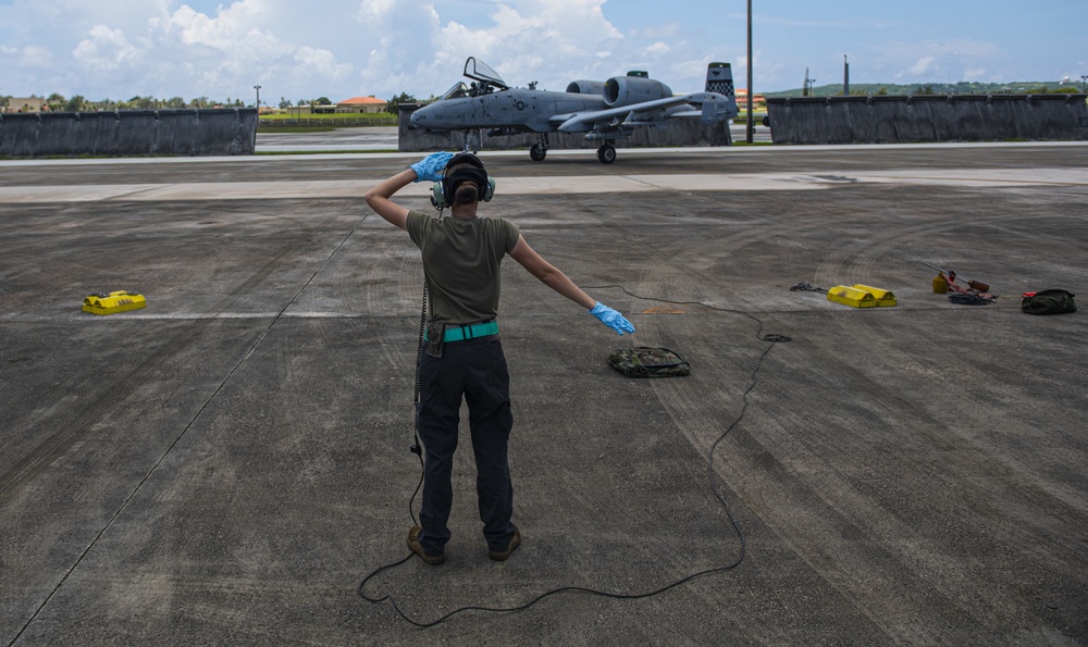 25th FS warthogs fly on Guam