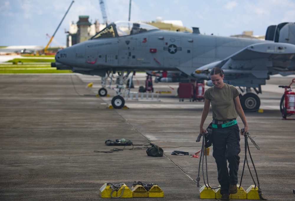 25th FS warthogs fly on Guam