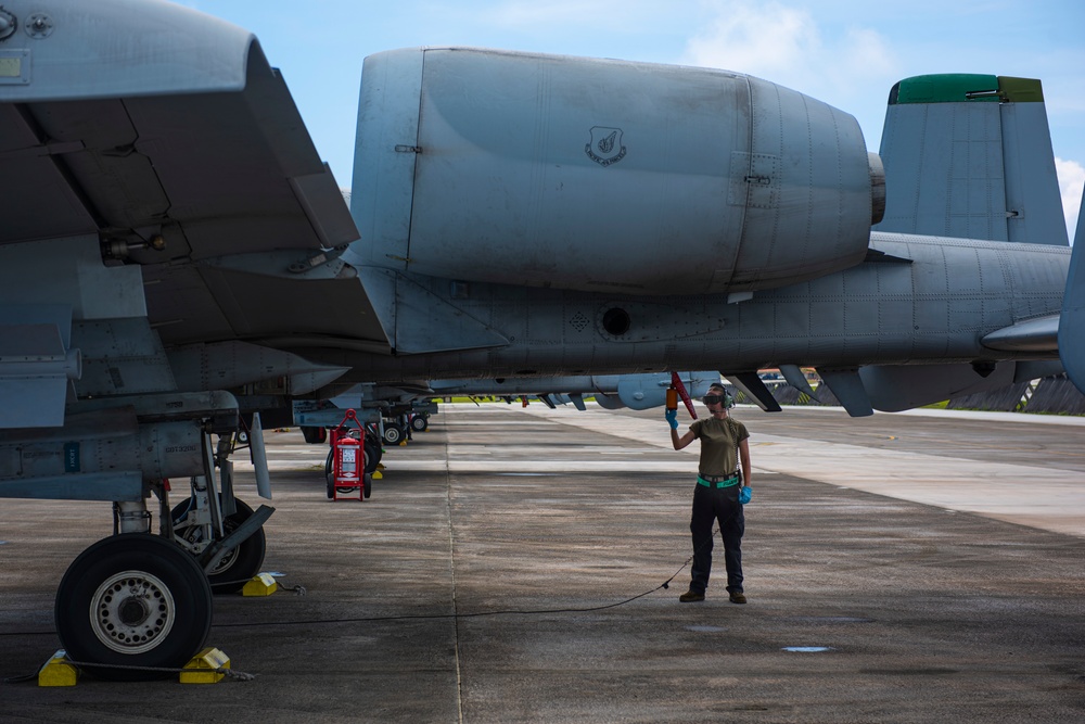 25th FS warthogs fly on Guam