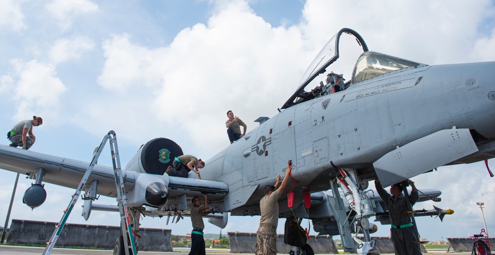 25th FS warthogs fly on Guam