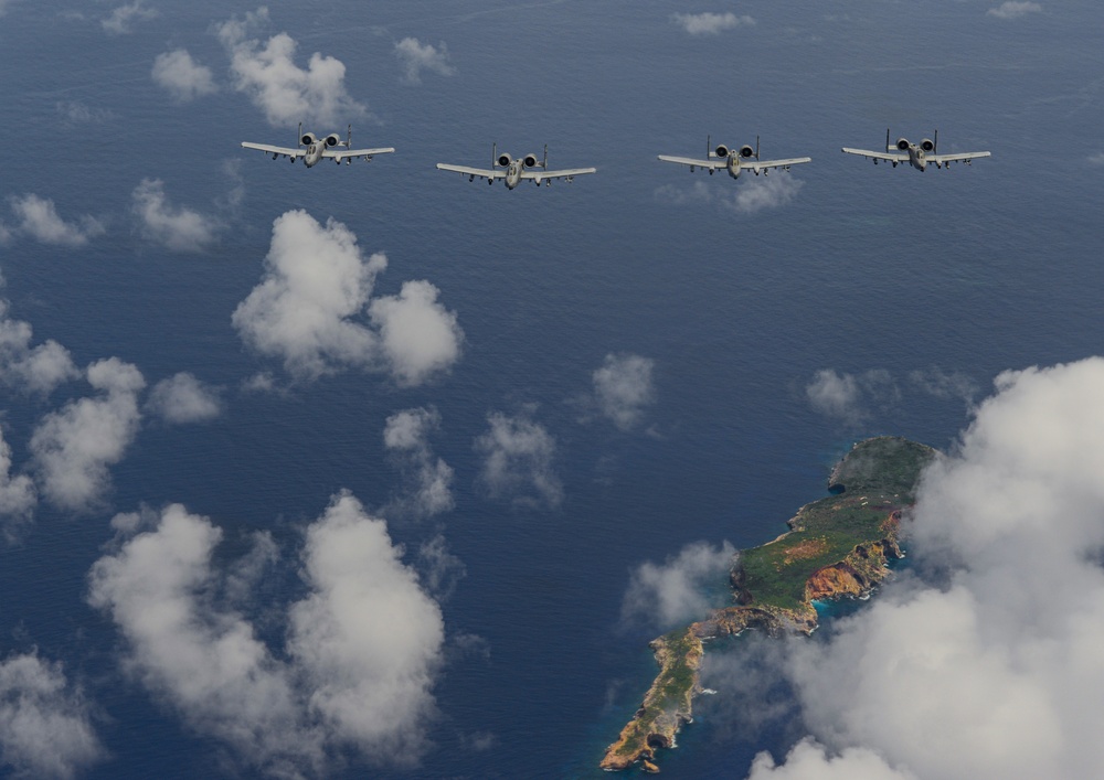 25th FS warthogs fly on Guam