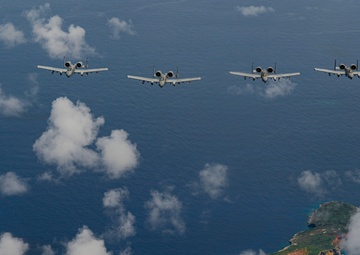 25th FS warthogs fly on Guam