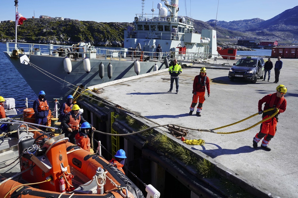 U.S. Coast Guard visits Nuuk, Greenland, during Operation Nanook