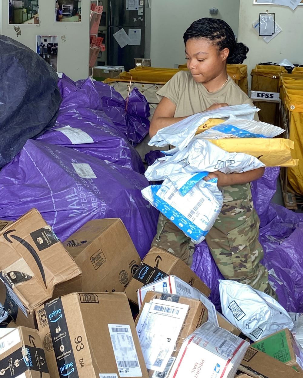 Al Dhafra Post Office delivers morale from abroad