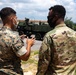 U.S. Air Force and Marine Corps servicemen conduct a digital communication exercise
