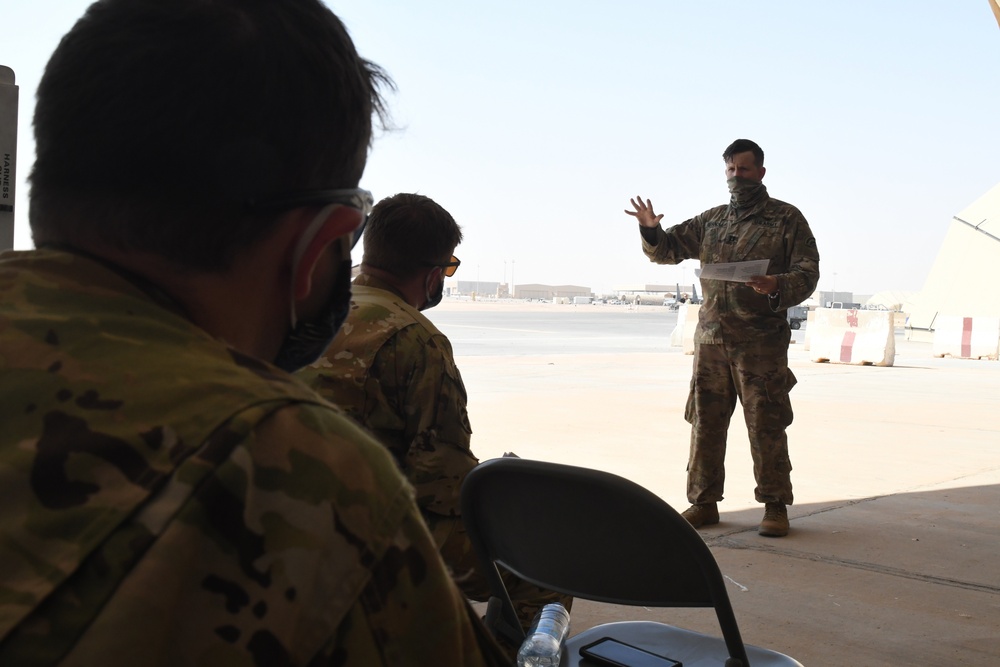Spartan Flight Crews in KSA Receive Updated Personnel Recovery Training