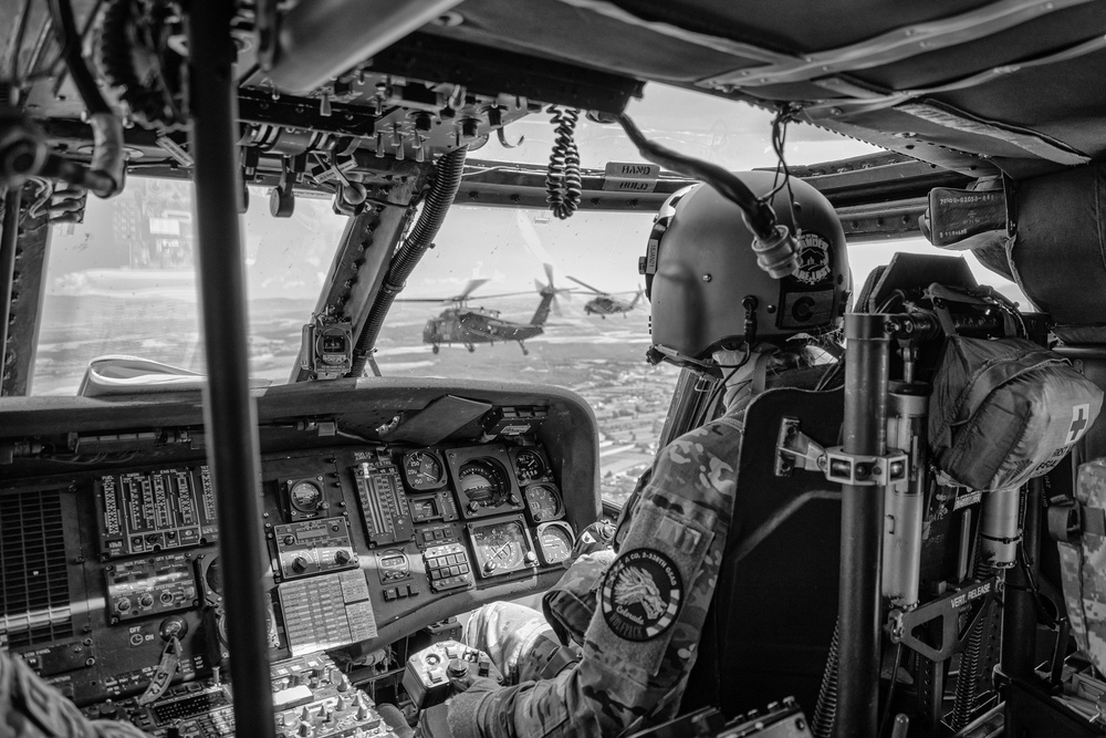 KFOR RC-E Aviation conducts multiship training