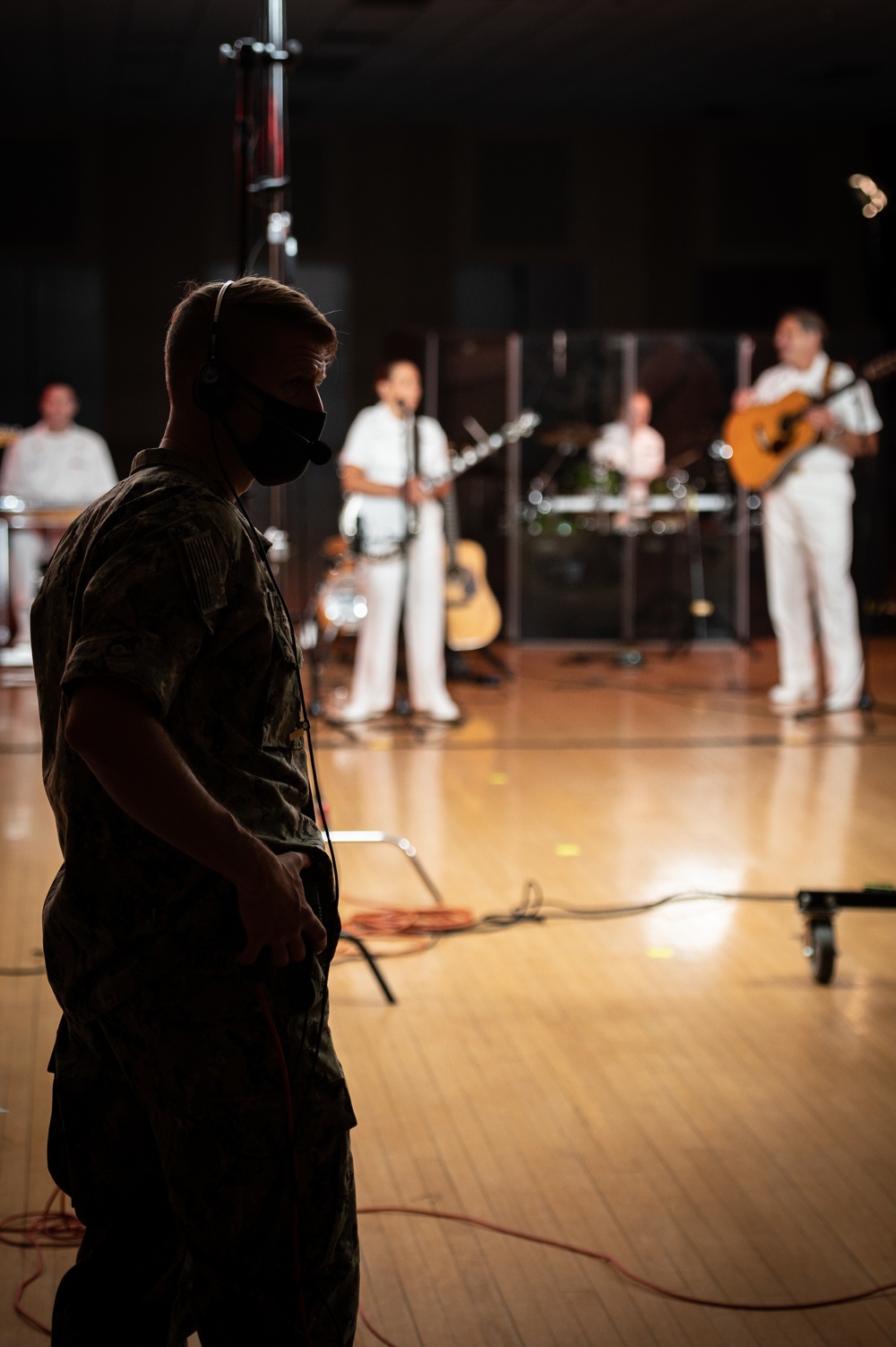 U.S. Navy Band Musicians and Productions Team Keep Americans Connected to Their Navy During Historic Era