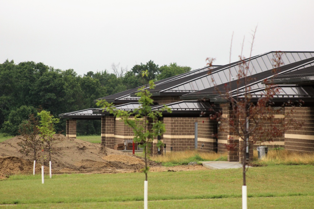 Work on five new battle simulations buildings continues in 200 block at Fort McCoy