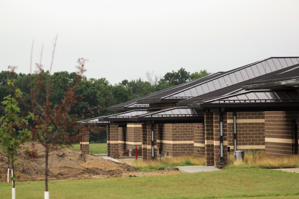 Work on five new battle simulations buildings continues in 200 block at Fort McCoy
